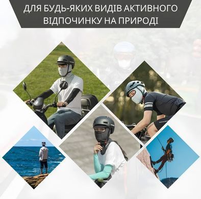 Балаклава RockBros LF8064, чорний, Універсальний