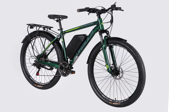 Електровелосипед 29" Formula eMOTION PLUS 48B 15А*г 500Вт (2026), 19", зелено-сірий
