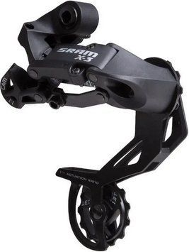 Перемикач задній SRAM X3, 7-8-9 швидкостей, довга лапка, чорний