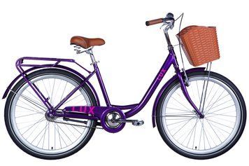 Велосипед 26" Dorozhnik LUX 2024, 17", сливовый