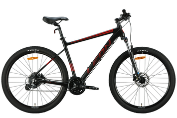 Велосипед 27.5" Leon XC-80 AM Hydraulic lock out HDD 2024, 20", чорний з червоним