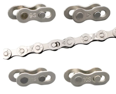 З'єднувач ланцюга RiderACE 6\7\8 silver, сірий