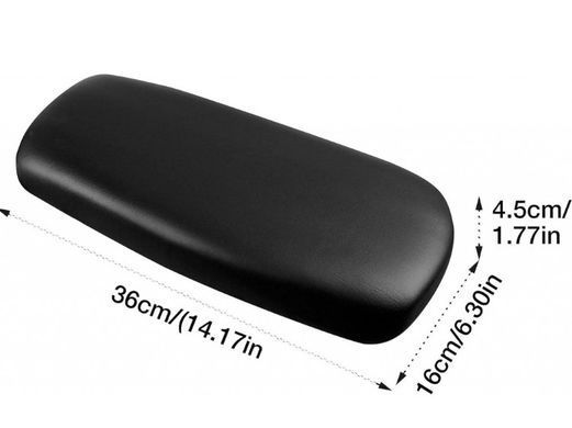 Сидение на багажник Backrest Eco без спинки, чёрный