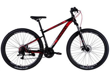 Велосипед 29" Discovery TREK (2025), 16", чорно-червоний