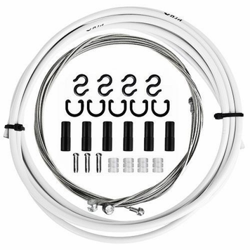 Комплект кожухов и тросов для тормоза ProX 2.5m, белый