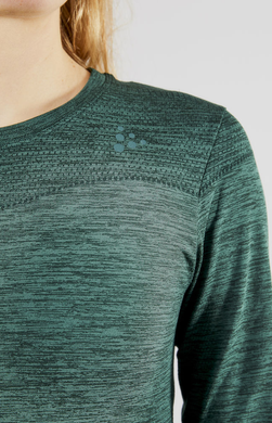 Лонгслів жіночий Craft Fuseknit Comfort RN LS Woman, зелений, S
