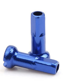 Ниппель для спиц GUB, алюминий, синий, G14