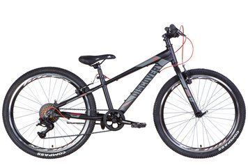 Велосипед 24" Discovery QUBE 2022, графитовый