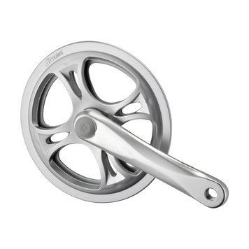 Комплект шатунов PROWHEEL PRO-E48PP, 170mm, 48T, под квадрат, защита цепи, серебристый
