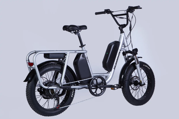 Электровелосипед 20" Dorozhnik ADAMANT 48B 17.5+12.5А*г 1000Вт (2026), 18,5", серебристый