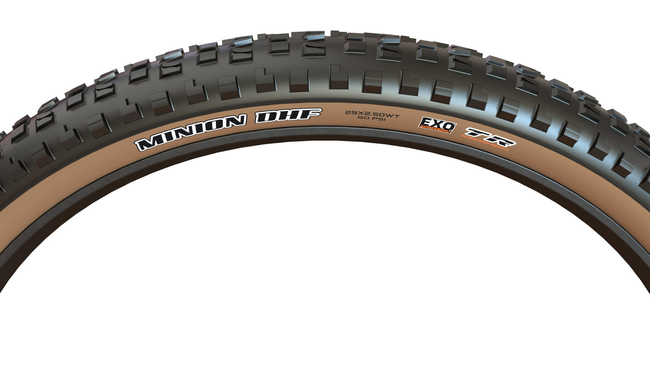 Покришка MAXXIS MINION DHF 29X2.50WT TPI-60 Foldable EXO/TR, коричневий