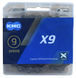 Ланцюг KMC X9 Gray 1/2 X 11/128 114 ланок з замком в боксі