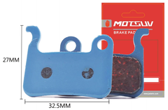 Гальмівні колодки Motsuv M-01D, блакитний