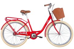 Велосипед 26" Dorozhnik LUX 2022, 17", червоний
