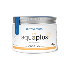 Напій з клітковиною та вітаміном С Nutriversum AQUA PLUS (персиковий холодний чай) 200 г