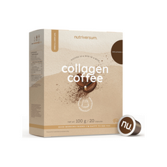 Кавові капсули з колагеном Nutriversum COLLAGEN COFFEE (без ароматизаторів) 20 капсул