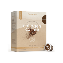 Кофейные капсулы с коллагеном Nutriversum COLLAGEN COFFEE (без ароматизаторов) 20 капсул