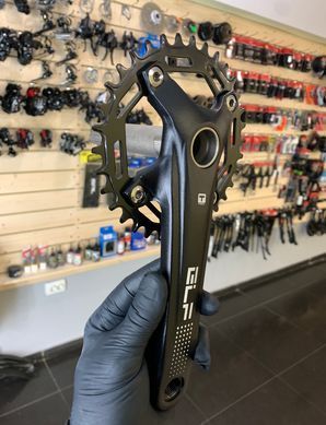 Шатуни T-Self A26Z-SS300, 34T, L175мм, в комплекті з кареткою, чорний