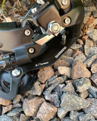 Задний переключатель Shimano RD-TX35 Tourney под болт, чёрный