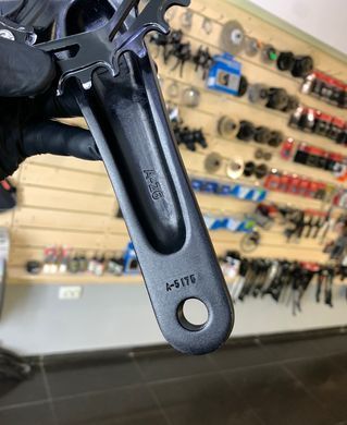 Шатуни T-Self A26Z-SS300, 34T, L175мм, в комплекті з кареткою, чорний