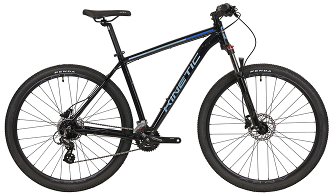 Велосипед KINETIC CRYSTAL 29'' 2024, 18", чорний