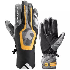 Зимние вело/мото перчатки RockBros S233C, XL
