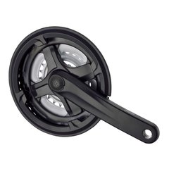 Комплект шатунов PROWHEEL TA-CM68, 175mm, 24/34/42T, защита цепи, чёрный