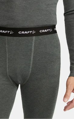 Термобілизна чоловіча Craft Core Wool Merino Set Man, зелений, XXL