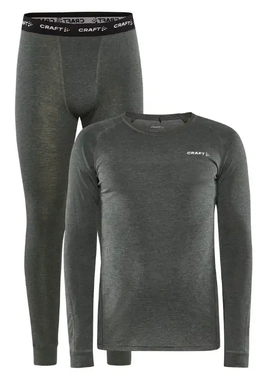 Термобілизна чоловіча Craft Core Wool Merino Set Man, зелений, XXL