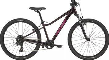 Велосипед 24" Cannondale Trail OS RPP B6 2026, бордовый, One size (124-137 см), One Size, 120-130, 130-140