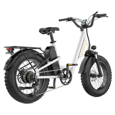 Электровелосипед 20" EKXBike L1 Electric 1000W 48V15.6AH, белый
