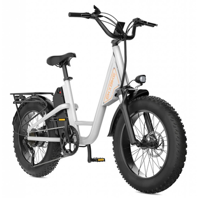 Электровелосипед 20" EKXBike L1 Electric 1000W 48V15.6AH, белый