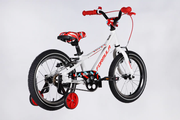 Дитячий велосипед 16" Formula SLIM (2026), белый с красным