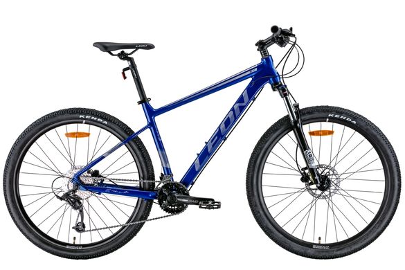 Велосипед 27.5" Leon XC-70 AM Hydraulic lock out HDD 2022, 18", синій із сірим
