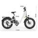 Электровелосипед 20" EKXBike L1 Electric 1000W 48V15.6AH, белый