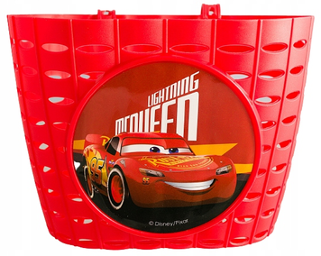 Корзина передня Mendelli 12-16" Cars, червоний