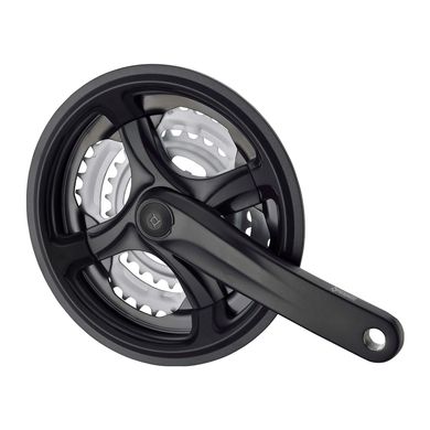 Комплект шатунов PROWHEEL TY-CM99, 170mm, 28/38/48T, защита цепи, чёрный