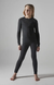 Термобелье детское Craft Core Wool Merino Set Junior, чёрный, 74/80 см