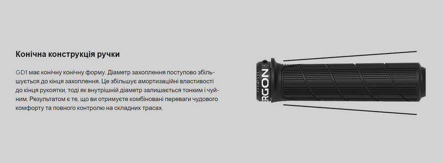 Гріпси Ergon GD1 Evo, black