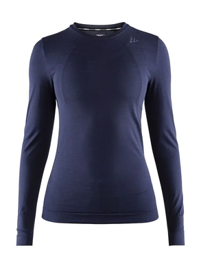 Лонгслив женский Craft Fuseknit Comfort RN LS Woman, тёмно-синий, XS
