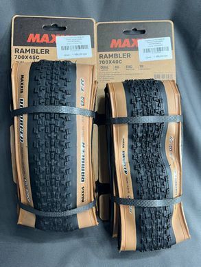 Покришка MAXXIS RAMBLER 700X40C TPI-60 Foldable EXO/TR/TANWALL, коричневий