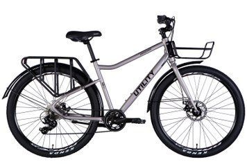 Велосипед 27.5" Dorozhnik UTILITY 2025, 18.5", серый