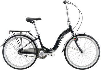 Велосипед Winner IBIZA складной 24'' 2022, One size, чорний