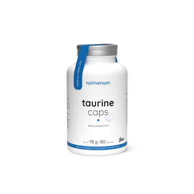 Амінокислота Nutriversum TAURINE, 60 капсул