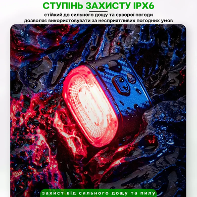 Задний фонарь RockBros Q2S, чёрный