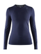 Лонгслив женский Craft Fuseknit Comfort RN LS Woman, тёмно-синий, XS