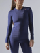 Лонгслів жіночий Craft Fuseknit Comfort RN LS Woman, темно-синій, XS