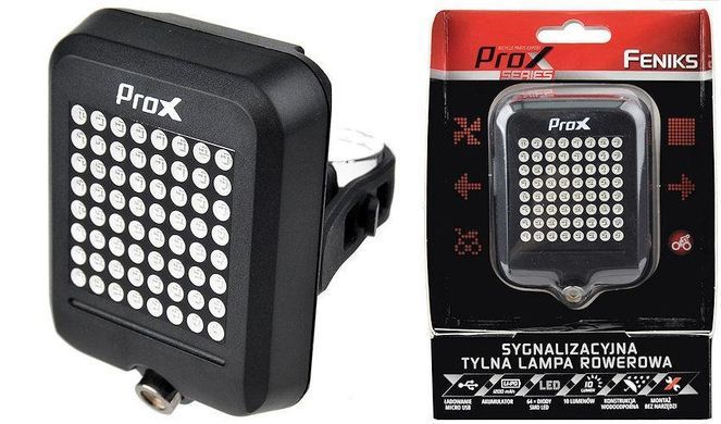 Задняя фара ProX Feniks 64Led 10 Lux, чёрный