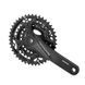 Комплект шатунов PROWHEEL ZEPHYR-601 175mm, 42/32/24T, чёрный