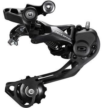 Переключатель задний Shimano Deore RD-M6000 SGS Shadow Plus 10ск, чёрный